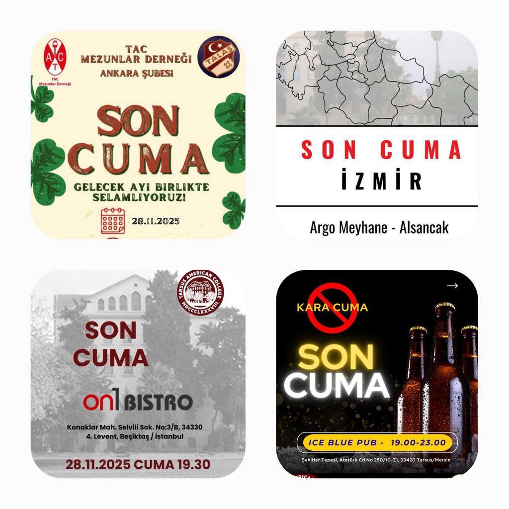 Bu Cuma: TAC Son Cuma Buluşmaları