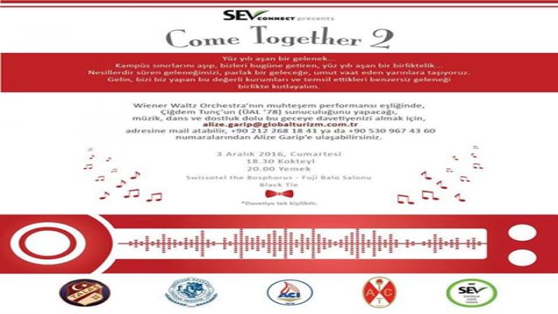 COME TOGETHER  3 ARALIK'TA