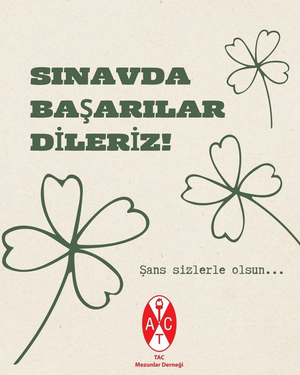 YKS’de Başarılar!